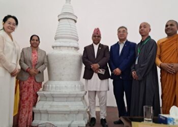लुम्बिनीलाई विश्वकै आध्यात्मिक केन्द्रको रूपमा पहिचान गराउन सरकार प्रतिबद्ध : मन्त्री पाण्डे
