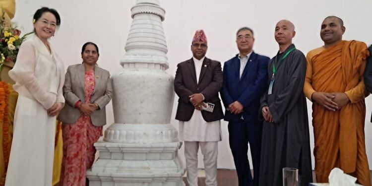 लुम्बिनीलाई विश्वकै आध्यात्मिक केन्द्रको रूपमा पहिचान गराउन सरकार प्रतिबद्ध : मन्त्री पाण्डे