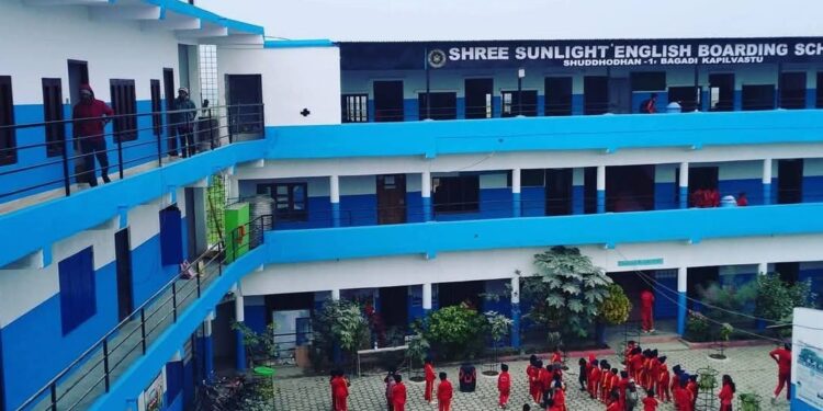 शुद्धोधनको बगदी स्थित सनलाइट विद्यालय प्रविधिमैत्री बन्दै