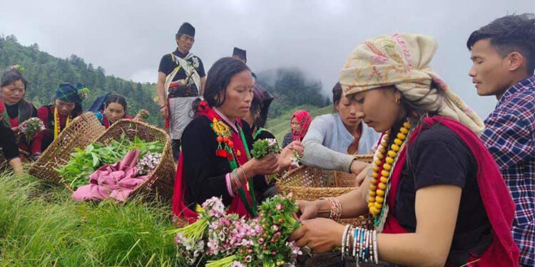 रोल्पा रुकुममा भूम्या पर्व मनाइँदै