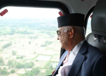 प्रधानमन्त्रीबाट तराई मधेसको सुख्खा क्षेत्रको अवलोकन
