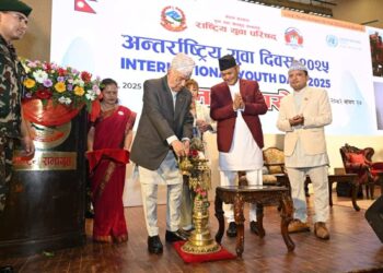समृद्ध नेपाल बनाउने अभिभारा युवाको काँधमा : राष्ट्रपति