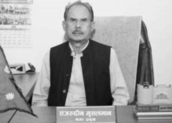 लुम्बिनी सांस्कृतिक नगरपालिकाका प्रमुखको निधन
