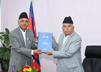 राष्ट्रपतिसमक्ष लोक सेवा आयोगको वार्षिक प्रतिवेदन पेस