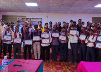 कपिलवस्तुमा अभिकर्ता पुनर्ताजगी तालिम तथा सम्मान कार्यक्रम सम्पन्न