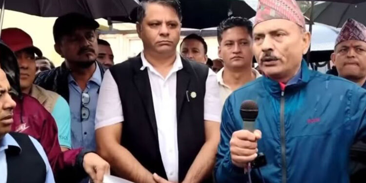 भाषण गर्दा गर्दै ढलेका जिफन्टका उपाध्यक्ष गौतमको मृत्यु