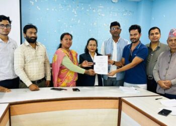 प्रशासनिक भवन निर्माणका लागि ठेक्का सम्झौता