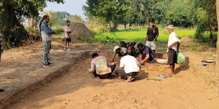 बुद्धको मावली प्राचीन कोलनगर (पण्डितपुर) मा पुनः उत्खनन
