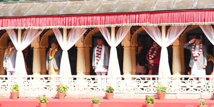 राष्ट्रपति पौडेलद्वारा वसन्त श्रवण