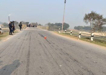 बरगदी पुलमा शङ्कास्पद बस्तु फेला