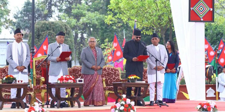 राष्ट्रपतिसमक्ष प्रधानमन्त्री बालेन्द्र शाहले लिनुभयो पद तथा गोपनीयताको शपथ
