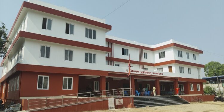 जिप्रका नवलपरासीको सेवा नयाँ भवनबाट