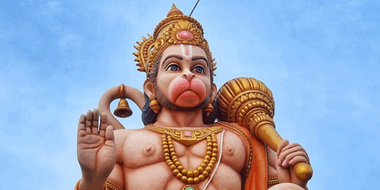 १०८ फिटको हनुमान मूर्ति निर्माण अन्तिम चरणमा