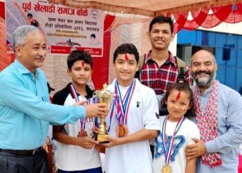 पौडी प्रतियोगितामा शिखा एकेडमी च्याम्पियन