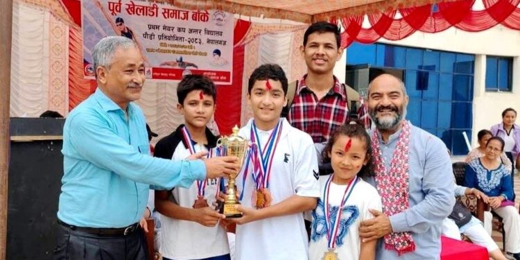 पौडी प्रतियोगितामा शिखा एकेडमी च्याम्पियन