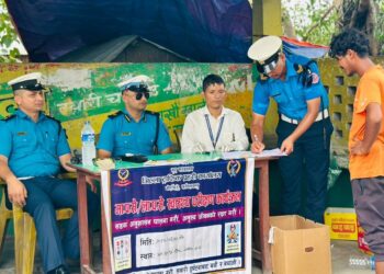 लागुऔषध सेवन गरेका १५ जना सवारीचालक पक्राउ