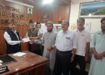 जामा मस्जिदद्वारा उद्धार कोषमा ५८ हजार पाँच सय सहयोग