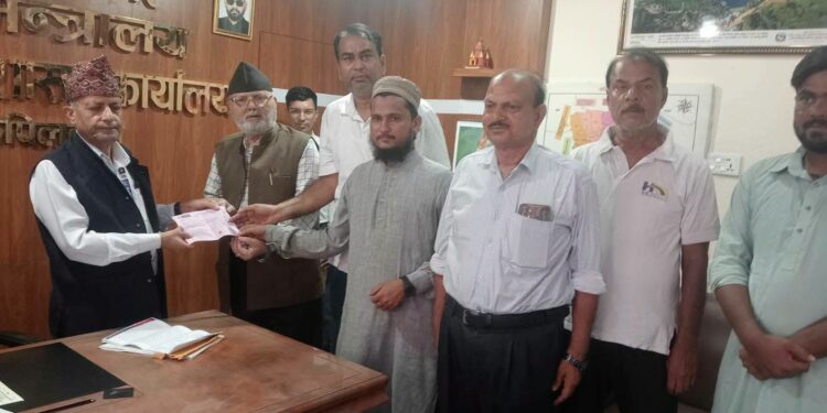जामा मस्जिदद्वारा उद्धार कोषमा ५८ हजार पाँच सय सहयोग