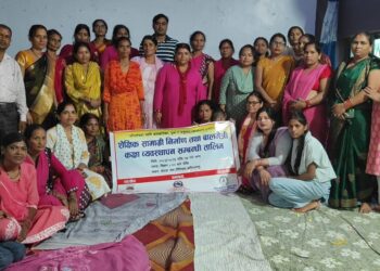 बाल विकास सहजकर्तालाई शैक्षिक सामग्री निर्माण तालिम