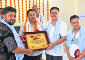 पत्रकार गोपाल भण्डारीलाई स्वर्गीय गिरिजाप्रसाद स्मृति पत्रकारिता पुरस्कार