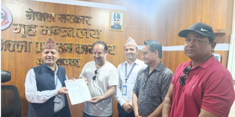 कालिकाद्वारा विपद् उद्धार कोषमा एक लाख ५५ हजार सहयोग