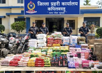 कपिलवस्तुमा भन्सार छलीका सामान बरामद, मोटरसाइकलसहित लाखौँको सामग्री नियन्त्रणमा