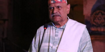 पुख्यौली गाउँ सपहीमा पूर्वराष्ट्रपति यादवको दसैँ